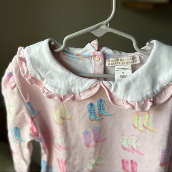 The Beaufort Bonnet Company Pink Cowgirl Sweatshirt - Picture 5 of 5